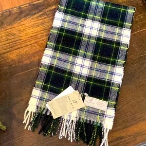 100% Merino Wool Plaid Scarf. Brand New Tartan Plaid Made in Yorkshire, England